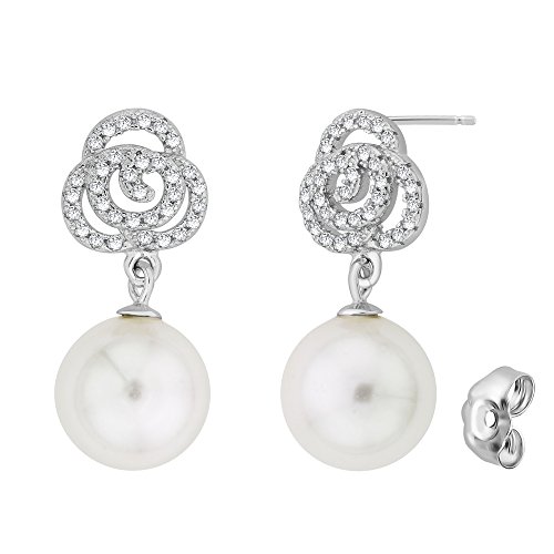 Taraash Sterling Silver CZ Drop Earrings For Women - Image 3