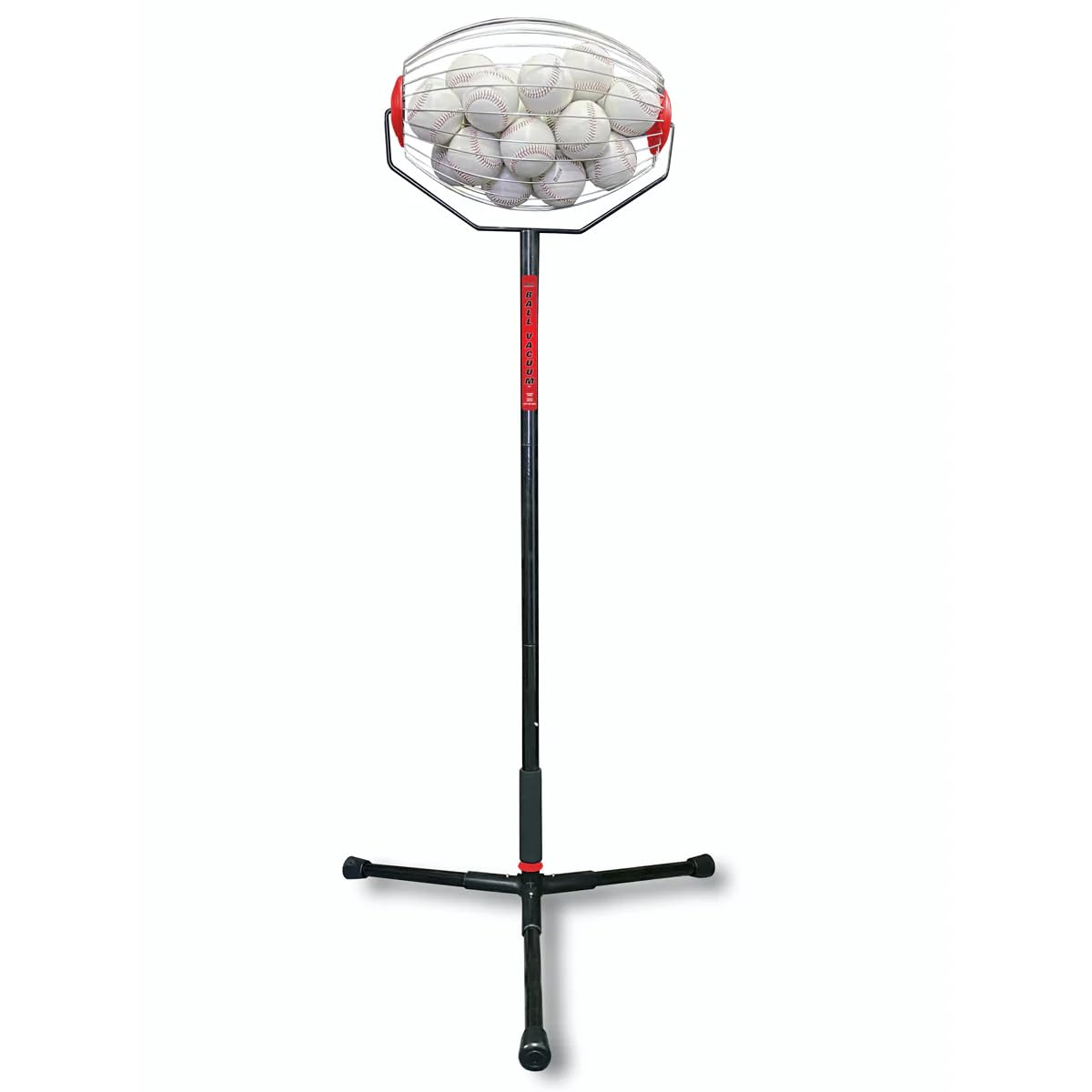 Heater Sports Ball Vacuum – Durable Baseball and Softball Retriever with Rolling Basket, Doubles as Ball Container for Easy Access During Training | Quick Ball Collection, Eliminates Bending Over