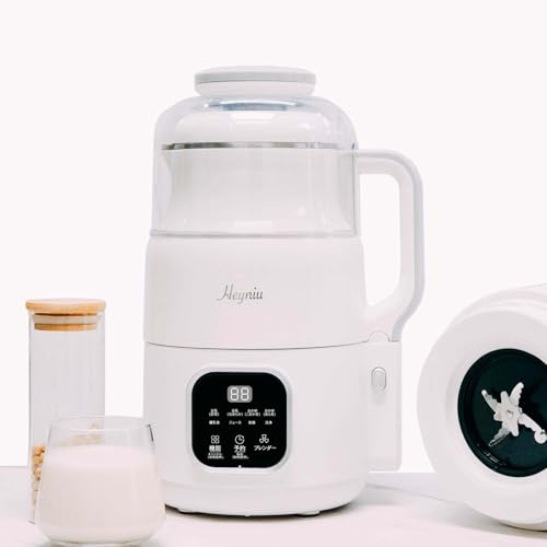 Heyniu スープメーカー 完全豆乳メーカー 自動調理ポット...