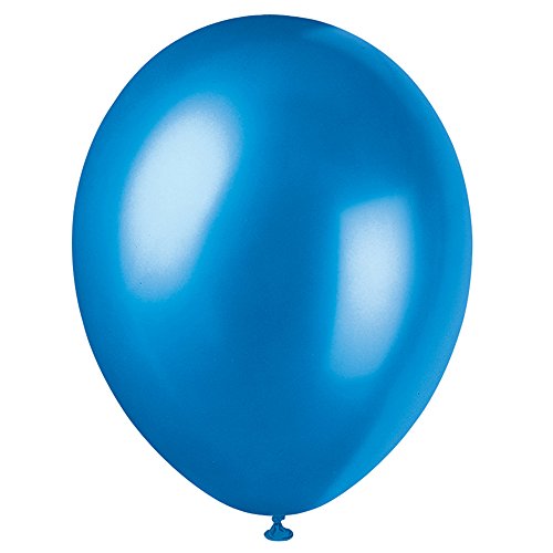 Ballons Bleu Cosmique Unique Party 56882 de 30 cm en paquet de 50 pièces pour décoration de fête