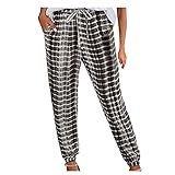 QHDDP Hose Weiß Damen Kleiderbügel Hosen Zip Off Hose Damen Weiße Hose Damen Medizin Jogginghosen Für Damen BVB Jogginghosen Für Mädchen Anzug Marke Angela Schwarz XL