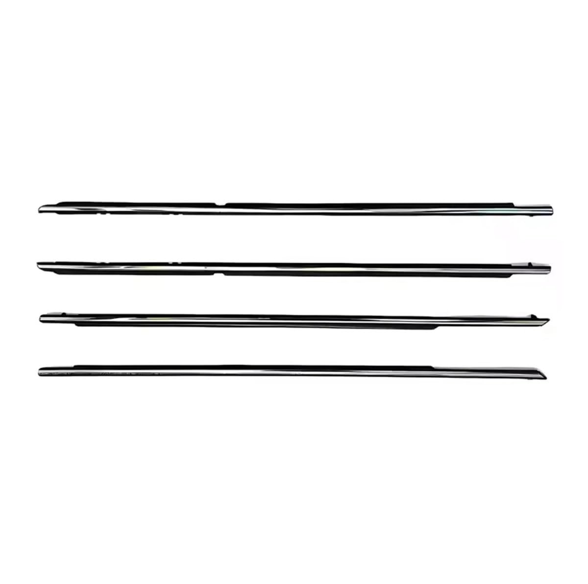 Sealing Strip 4PCS Black for Toyota for Camry 2006-2011 75710-06080 Car Door Window Weatherstrip Moulding Trim Seal Belt