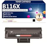 ❤【Imprimante compatible】: La cartouche d'encre B116X contient une puce prête à l'emploi et peut être rechargée à plusieurs reprises. Ce produit est compatible avec les imprimantes pour Dell B1160 B1160w B1163 B1165nfw. Veuillez vérifier attentivement le modèle compatible de votre imprimante avant d'acheter et acheter le modèle de cartouche de toner correspondant.