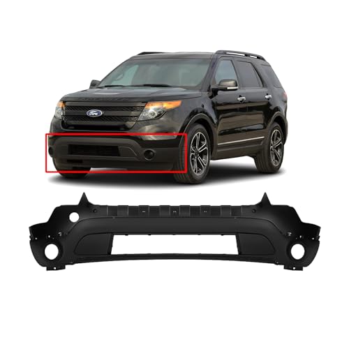 Image of FitParts Compatible with Ford Explorer 2011-2015 Front Bumper Cover | Textured, OEM BB5Z17D957CB, FO1015112