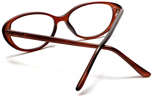 Image of Bifocal Black Cat Eye Readers Clear Lens Magnification Reading Glasses