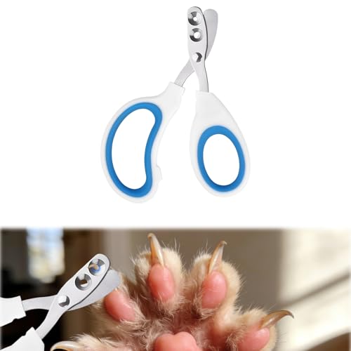 Cortauñas Gatos, Profesional de Acero Inoxidable, Corte Limpio sin Astillas, para Gatos, Perros, Conejos y Mascotas Pequeñas de corta uñas gato (Oscuro Azul, Pequeños Animales) - imagen 7