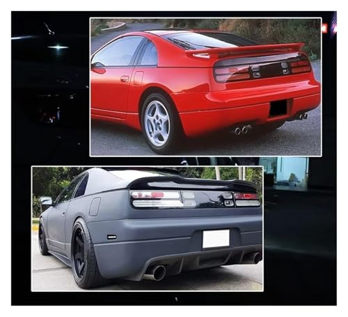 OUVECR Rear Lights For Nissan 300ZX Z32 1990-1996 For Fender For Lights Parking Lights LED Car Rear Bumper Side Indicator Lights Rear Tail Light(Smoked Lens White) - Image 5