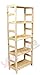 Modo24.de R-09 Étagère à 5 niveaux en bois massif, 166 x 63 x 33 cm
