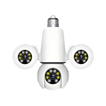 Aeoss 6K 15MP Ultra HD Smart WiFi Security Camera, Triple Lens with 3-Screen Simultaneous View, 360° PTZ Panoramic Outdoor CCTV, AI Human Detection, Color Night Vision, 2-Way Audio, Supports 128GB SD