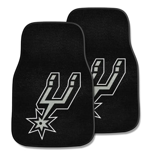 FANMATS - 9405 NBA San Antonio Spurs Nylon Face Carpet Car Mat 18