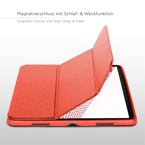 Coque Samsung Galaxy Tab A8 2021 ONEFLOW fine rouge avec support de protection - 5