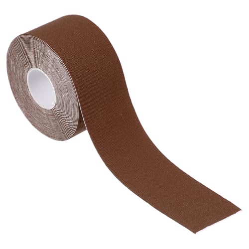PATIKIL 16.4ft x 1.5 Inch Aerial Hoop Tape, Athletic Tape Adhesive Non-Slip Grip Tape Yoga Rig Sports Tape for Wrapping Exercises Gymnastics, Brown