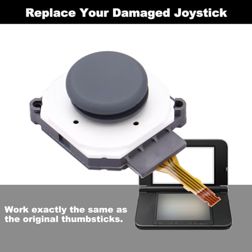 Image of 3D Analog Joystick Button Module Stick w /Thumbstick Circle Pad Cover Cap Replacement for Nintendo New 2DS XL /New 3DS XL /New 3DS