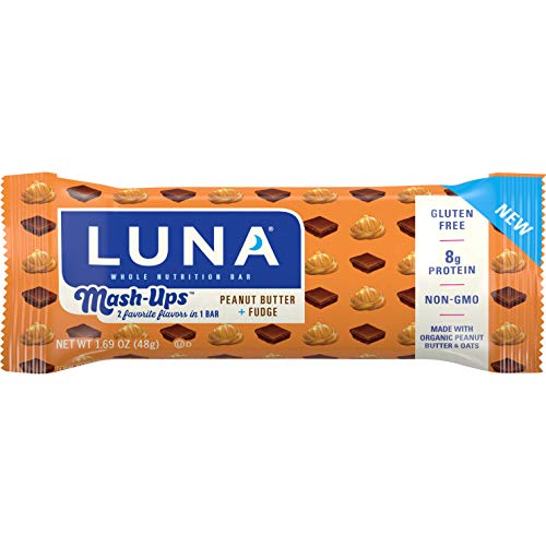 Luna BAR - Mashups - Gluten Free Snack Bars - Peanut Butter Fudge