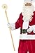 Smiffys Extendable Crozier Staff, Gold 4 Pieces, 118cm/46in, Christmas Fancy Dress Accessory, Xmas Dress Up Accessories