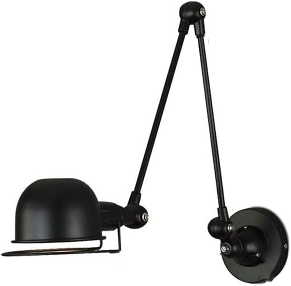 Lámpara de pared interior industrial moderna regulable tipo aplique de metal L