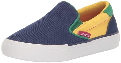 Lacoste Unisex-Child Children's Jump Serve Sneaker, Aquarium/Nectarine/Marzipan/Hogget, 2