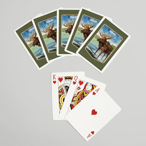 Baraja de poker Idaho, Watercolor Study, 52 cartas miniatura 7
