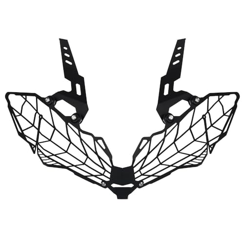 Grille de phare moto pour Kawasaki Versys 1000 et 650 protection en acier noir
