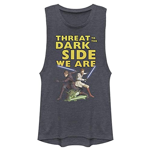 Camisa para mujer Star Wars Amenaza en algodón suave casual