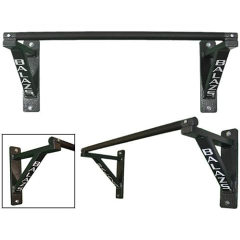 Balazs Nonadjustable Mounted Pull Up Bar - Pull Up Bar Mounted with Foam Padding, Perfect Pullup Bar, Heavy Duty Pull Up Bar, Indoor Pull Up Bar Cover