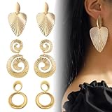 Convient pour les occasions : ces boucles d'oreilles en or pour femmes sont disponibles dans des styles classiques et luxueux, ces boucles d'oreilles sont si polyvalentes que vous pouvez les mélanger et les assortir en toute occasion, qu'il s'agisse d'un événement formel ou d'une sortie décontractée.