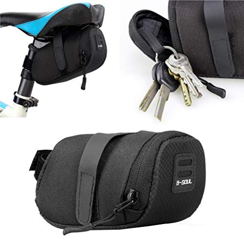 LOVIVER MTB Bolsa de armazenamento para assento de bicicleta de estrada, bolsa de armazenamento para