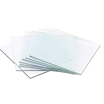 Techinstro Indium Tin Oxide (ITO) Transparent Conductive Glass Slide(Size- L 25mmX W 25mmX T 0.7mm) (Resistivity - 10 ohms/sq) (Pack of 1)