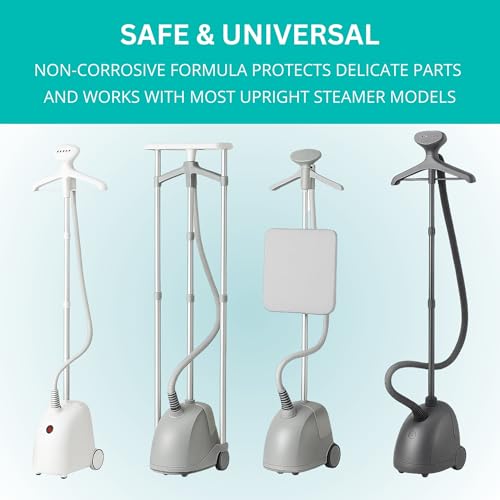 True & Tidy® Garment Steamer Descaler Packets Decalcifier for Removing Mineral Deposits and Build-up, Great for Maintenance, Compatible with Any Garment Steamer Brand, 10 packs