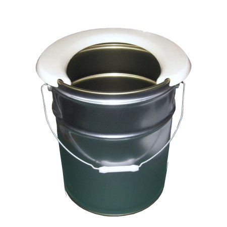 Amazon.co.jp: 携帯簡易トイレ便座+シルバーペール缶20L+ペール