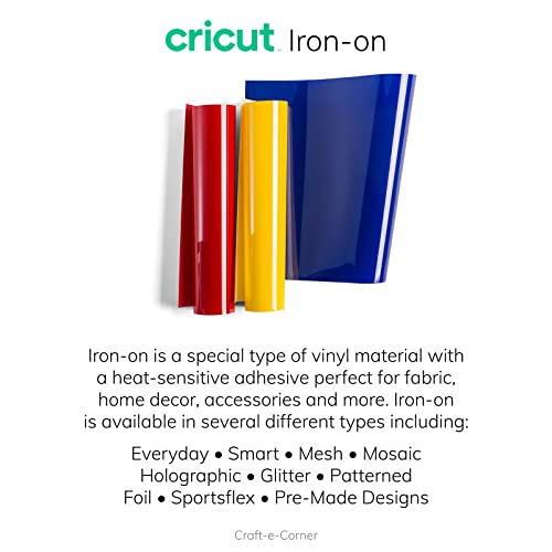 Image of Cricut Iron-On (12 ft), Gray