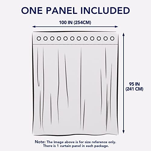PureFit Outdoor Curtains for Patio Waterproof Weatherproof, UV and Fade Resistant Outside Curtains for Gazebo, Front Porch, Pergola, Sun Blocking Privacy Curtain, 100 x 95 inch, 1 Panel, Terra Red - 5