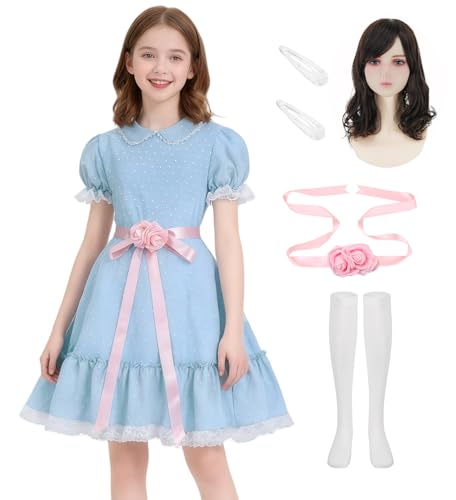 Disfraz de princesa azul para niñas miniatura 1