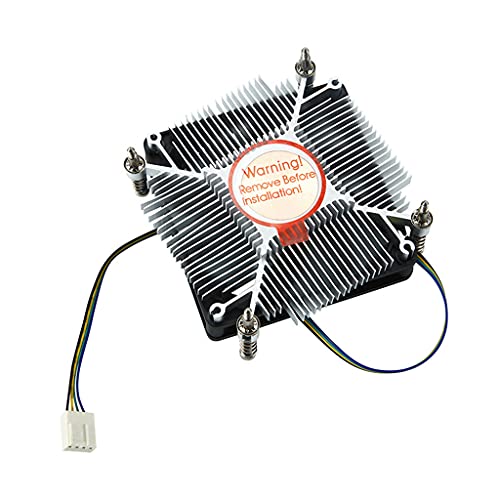 Christol enfriador de CPU ventilador PWM ventilador de refrigeración de radiador Enfriador de CPU de perfil bajo de 27mm para ITX para carcasa chasis delgado para - imagen 6