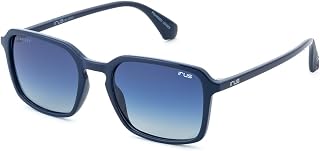 IRUS Men Square sunglasses | 100% UV protection and polarized | Small Size | Blue Polarized Tri Acetate Cellulose lens Price In India
