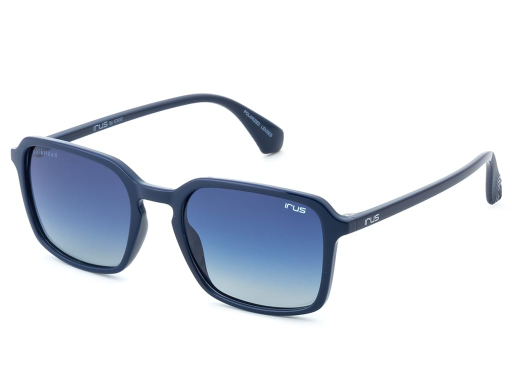 IRUS Men Square sunglasses | 100% UV protection and polarized | Small Size | Blue Polarized Tri Acetate Cellulose lens - Review, Price and Buying Guide