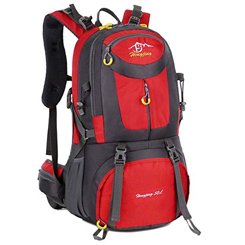 Viajes Mochila 50L al aire libre del morral del alpinismo Trekking Bolsa for Hombres