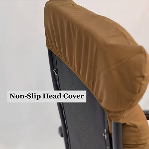 Sun Lounger Chair Cushions,67-Inch Lounge Chaise Cushion Sun Lounger Mattress With Non-Slip Back Elastic Sleeve For Garden Outdoor/Indoor/Sofa/Tatami/Car Seat/Bench (Red) #TOP4