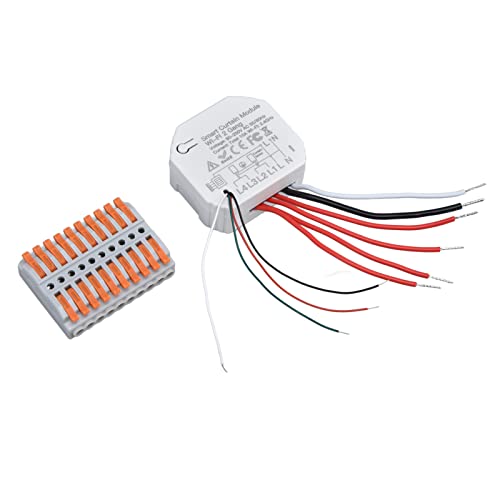 Módulo de interruptor de cortina inteligente WiFi 90 a 250V de PVC para persianas domésticas