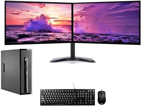 COMPUCLEAR Complete set Dual 22 inch HDMI IPS Monitors & Prodesk ...