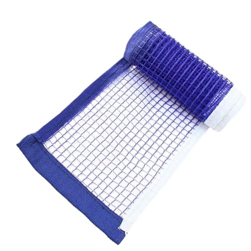 Zymjzbetic Retractable Table Tennis Net Table Grid Mesh Portable Net Rack Replace Kit Ping Pong Playing Equipment para Tenis de Mesa(Blue)