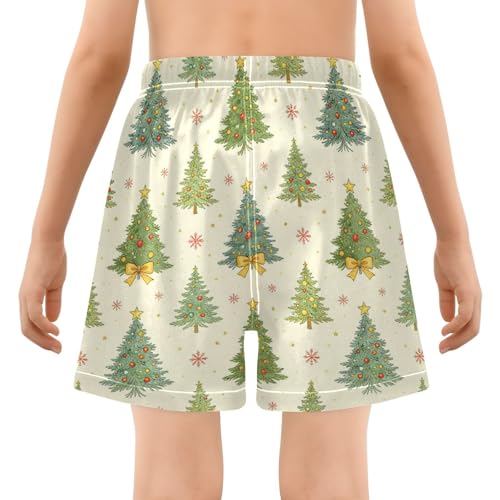 Short de bain garçon couleur sauge au design fluide et épuré
