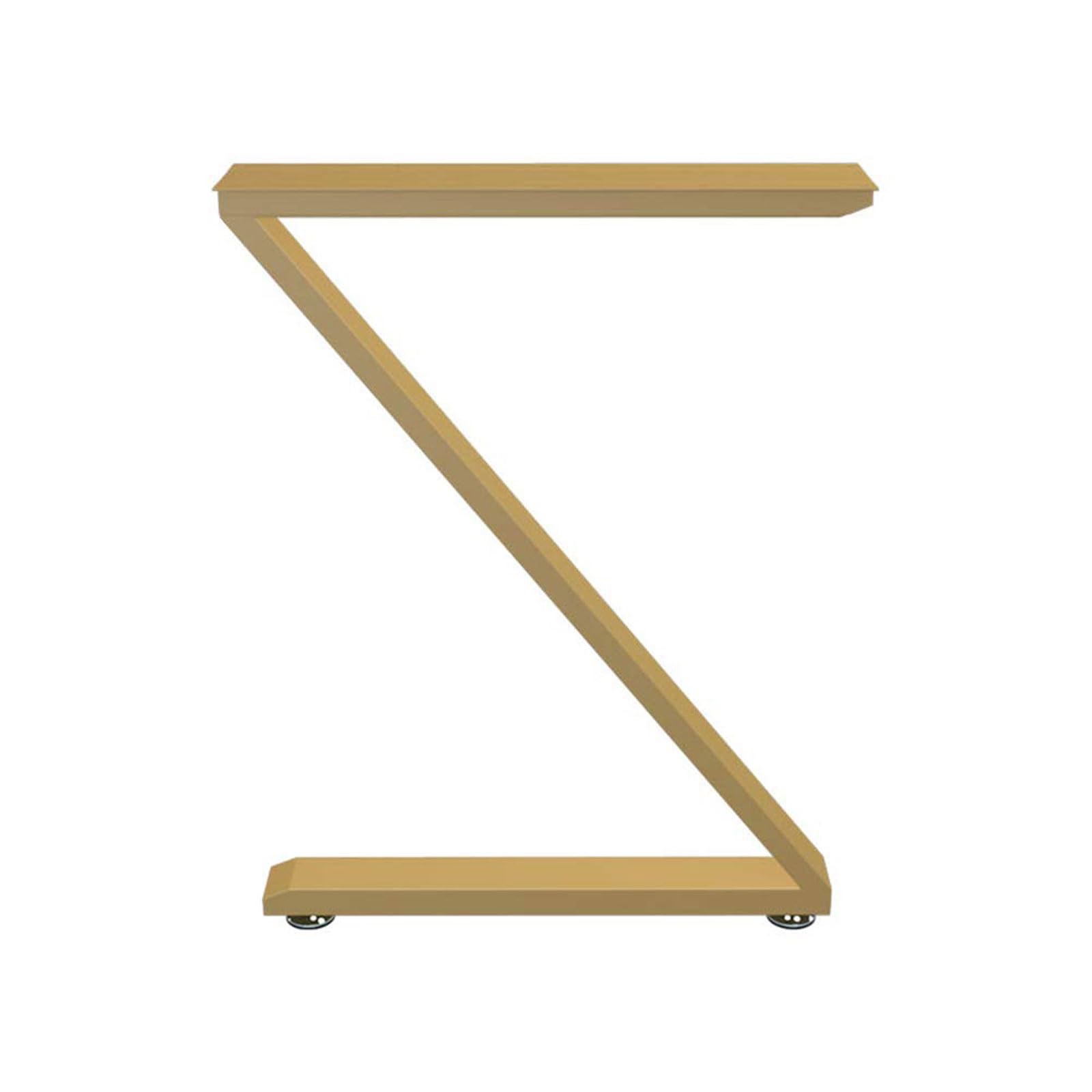 Gambe di ricambio per tavolo in ferro industriale, struttura in metallo a forma di Z per caffè e cena, altezza 725 mm, piedini per mobili fai da te, design durevole ed elegante