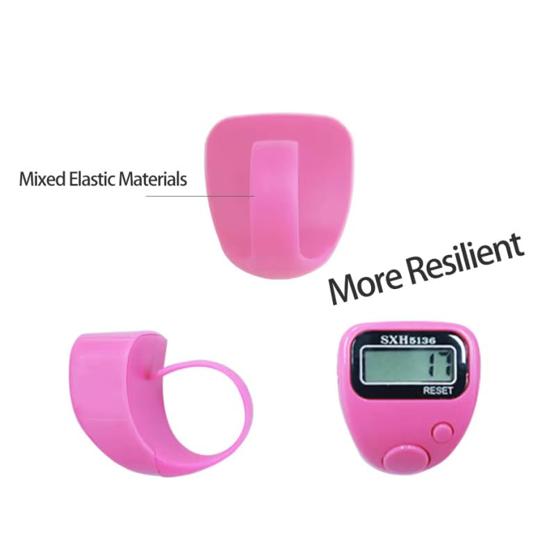 Image of 99999 5 Digit Multiuse Digital Electronic Portable Mini Hand Tally Clicker Counter Finger Ring Mantra Jaap Device Machine Cricket Umpire Counting Zikr Ziker Dhikr (505)