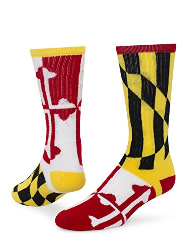 Red Lion Flag Crew Stripe Sport Sock's (Multi Colored - Medium)