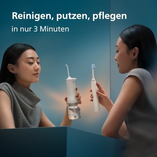Philips Sonicare kabellose Power Flosser Munddusche und DiamondClean 9000 elektrische Zahnbürste – Saubere Zähne… – Ansicht 2