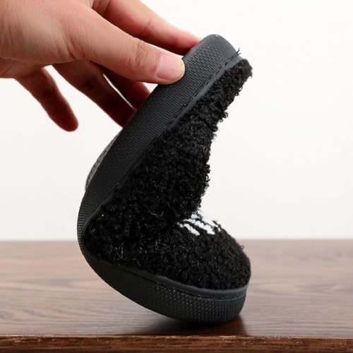 Image of Slippers for Women Men Fuzzy Memory Foam Slipper Fluffy Winter Soft Warm Slip On House Shoes