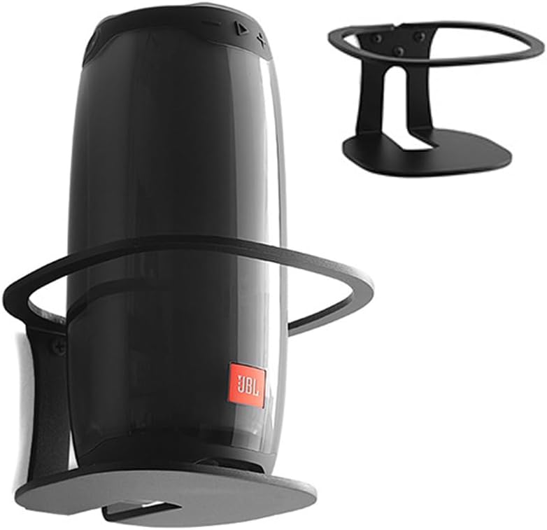 Compatible with JBL PULSE5 Wall Mount Holder JBL PULSE5 Stand JBL PULSE5 Metal Bracket Accessories, Smart Home Speaker Accessories Rack (Black, JBL PULSE5) 1 Piece image 3