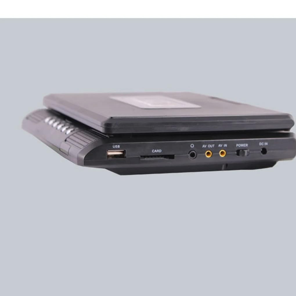 Lettore DVD Portatile, Lettore DVD portatile da viaggio video HD con schermo rotazione di 270 gradi telecomando