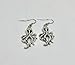 Handmade silver tone Octopus earrings on french hook wires - Gift for Her - Cthulhu Jewelry